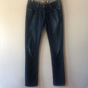 Paige Skyline Skinny Jeans Size 29 Dark Wash Low Rise Stretch Premium Denim